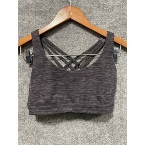 Victoria Sports Bra Strappy Back Soft Light Support Workout Size Small Womens